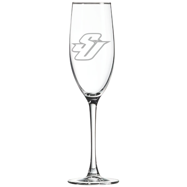 Spalding University Polar Camel 8 oz. Champagne Flute