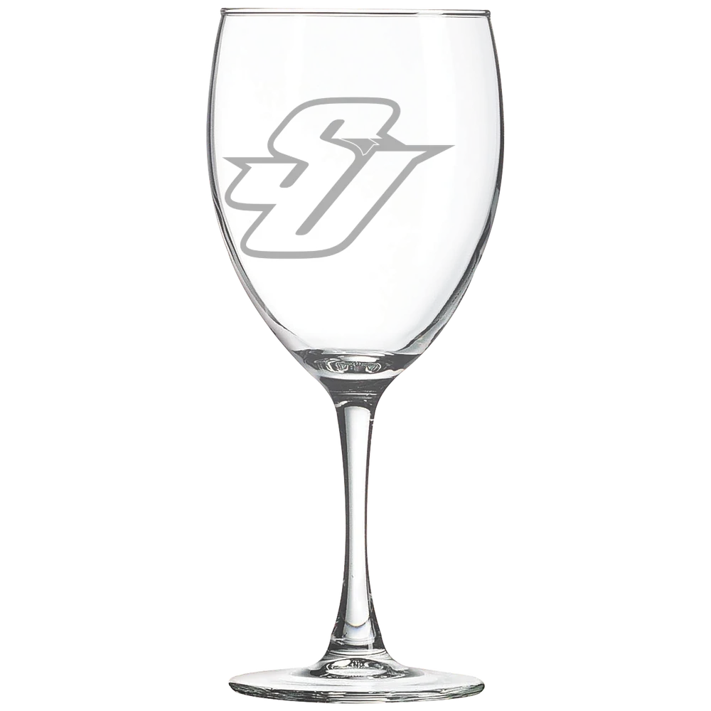 Spalding University Polar Camel 10 1/2 oz. Wine Glass
