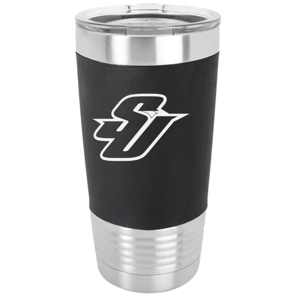 Spalding University Polar Camel 20 oz. Silicone Grip Tumbler with Standard Lid