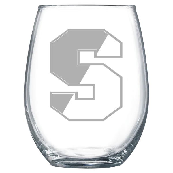 Springfield College Polar Camel 15 oz. Stemless Wine Glass