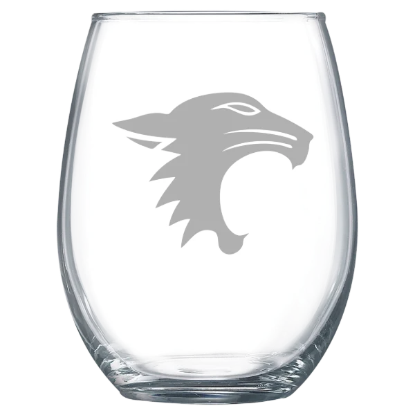 St. Catherine University Polar Camel 15 oz. Stemless Wine Glass
