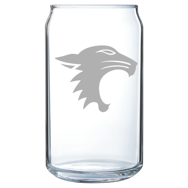 St. Catherine University Polar Camel 16 oz. Can Glass