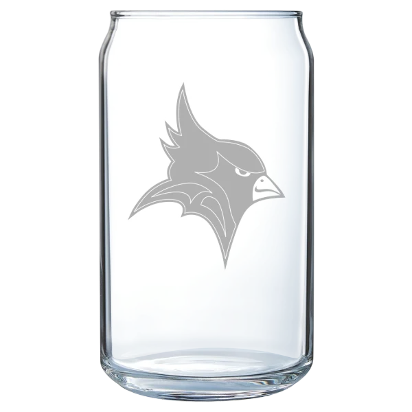 St. John Fisher University Polar Camel 16 oz. Can Glass