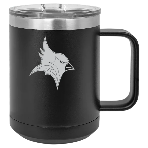 St. John Fisher University Polar Camel 15 oz. Mug with Slider Lid
