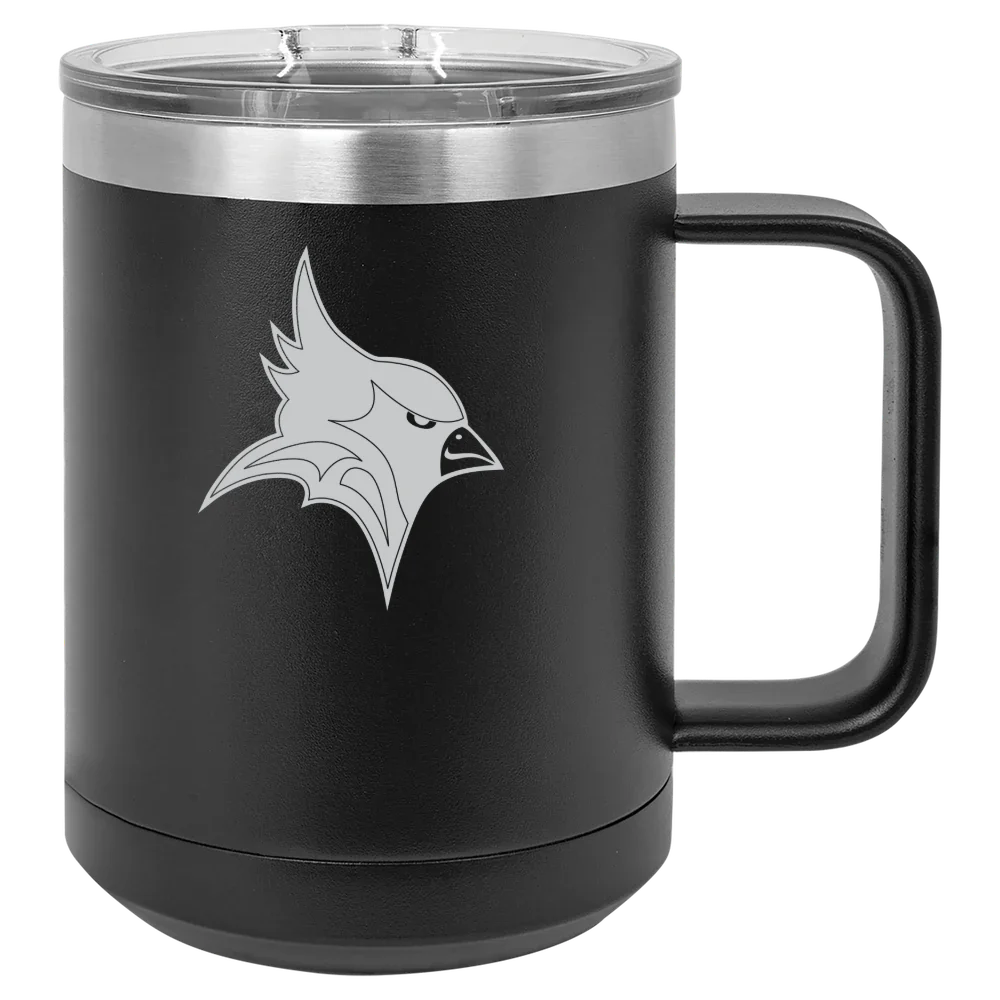 St. John Fisher University Polar Camel 15 oz. Mug with Slider Lid