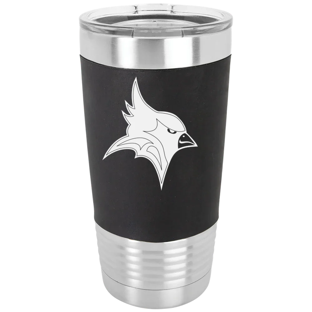 St. John Fisher University Polar Camel 20 oz. Silicone Grip Tumbler with Standard Lid