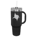 St. John Fisher University Polar Camel 40 oz. Travel Mug with Snap Lid & Straw