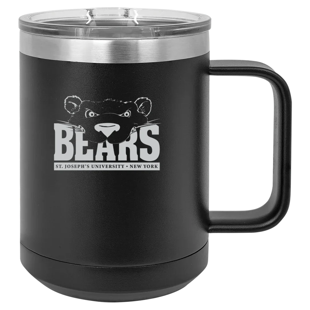 St. Joseph's University NY (Brooklyn) Polar Camel 15 oz. Mug with Slider Lid