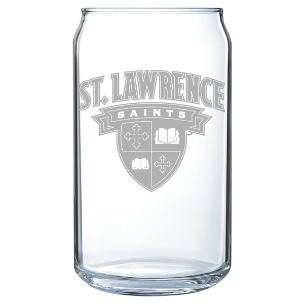 St. Lawrence University Polar Camel 16 oz. Can Glass