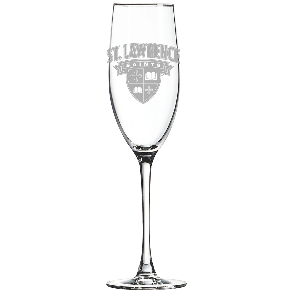 St. Lawrence University Polar Camel 8 oz. Champagne Flute