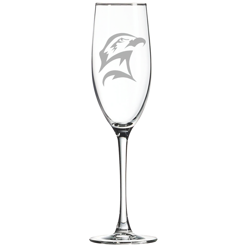 St. Mary's College of Maryland Polar Camel 8 oz. Champagne Flute