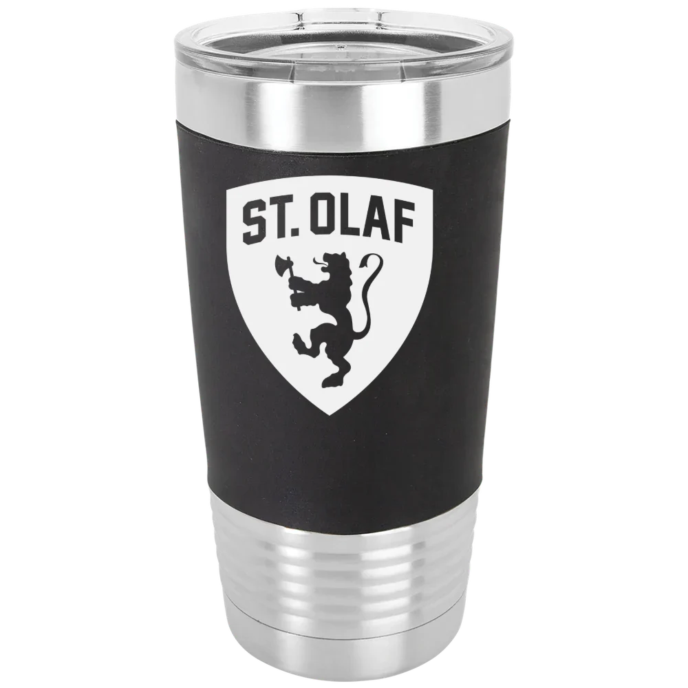 St. Olaf College Polar Camel 20 oz. Silicone Grip Tumbler with Standard Lid