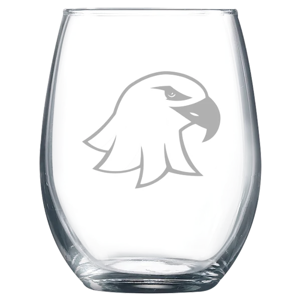 State University of New York at Brockport Polar Camel 9 oz. Stemless Wine Glass