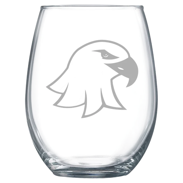 State University of New York at Brockport Polar Camel 15 oz. Stemless Wine Glass