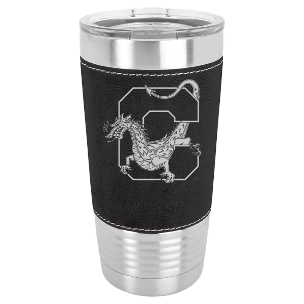 State University of New York at Cortland Polar Camel 20 oz. Leatherette Grip Tumbler with Standard Lid