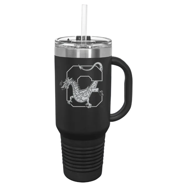 State University of New York at Cortland Polar Camel 40 oz. Travel Mug with Snap Lid & Straw