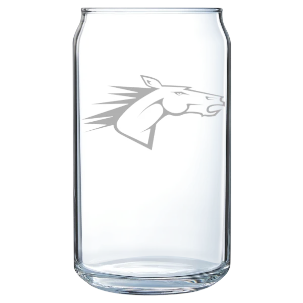 State University of New York at Delhi Polar Camel 16 oz. Can Glass