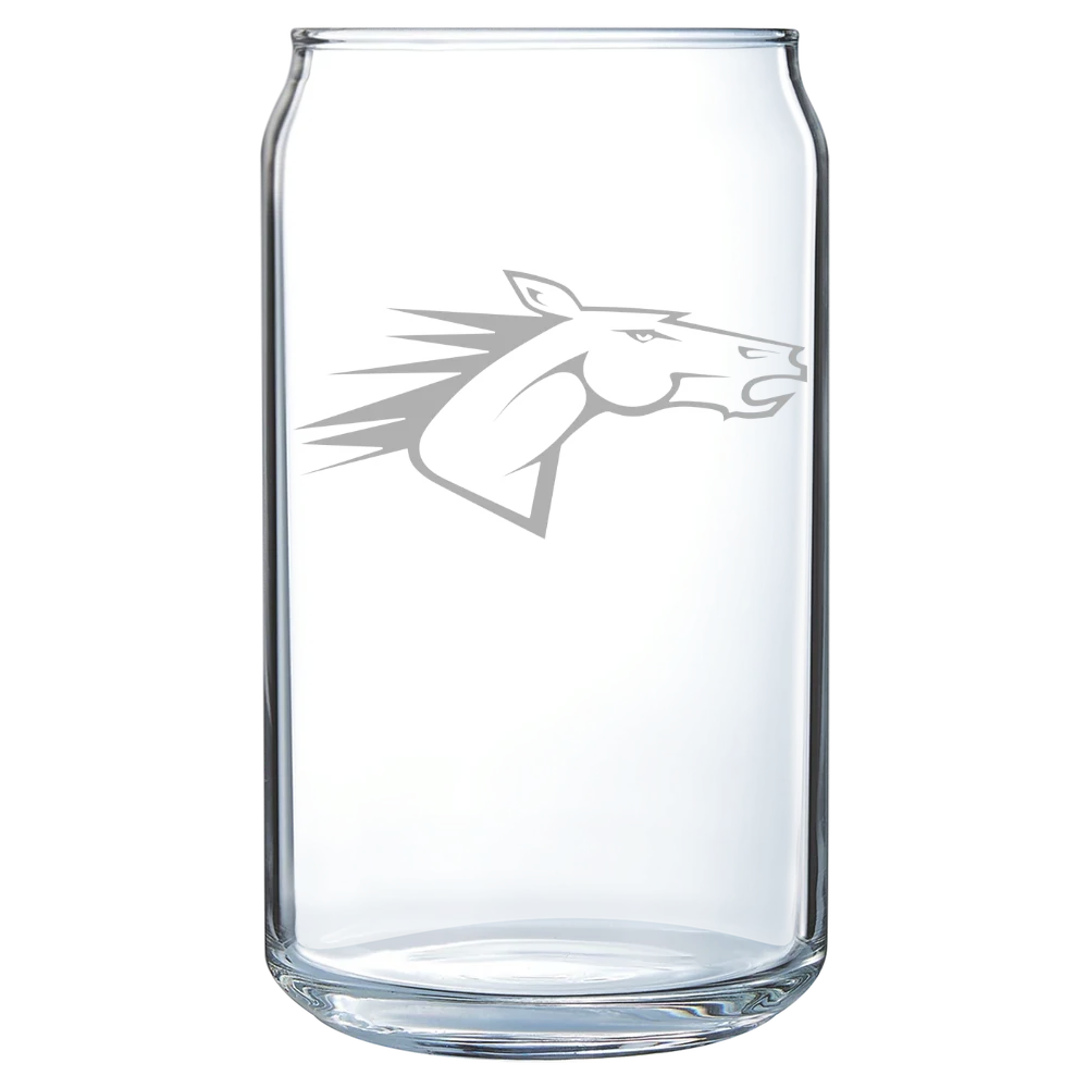 State University of New York at Delhi Polar Camel 16 oz. Can Glass