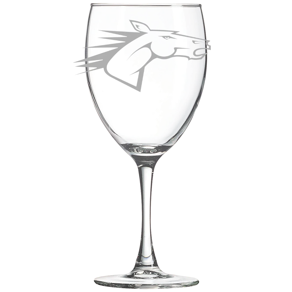 State University of New York at Delhi Polar Camel 10 1/2 oz. Wine Glass