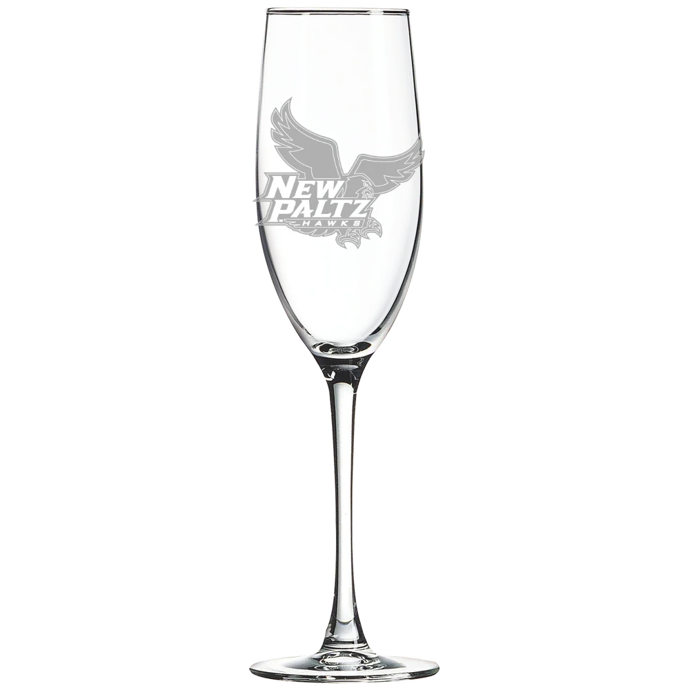 State University of New York at New Paltz Polar Camel 8 oz. Champagne Flute