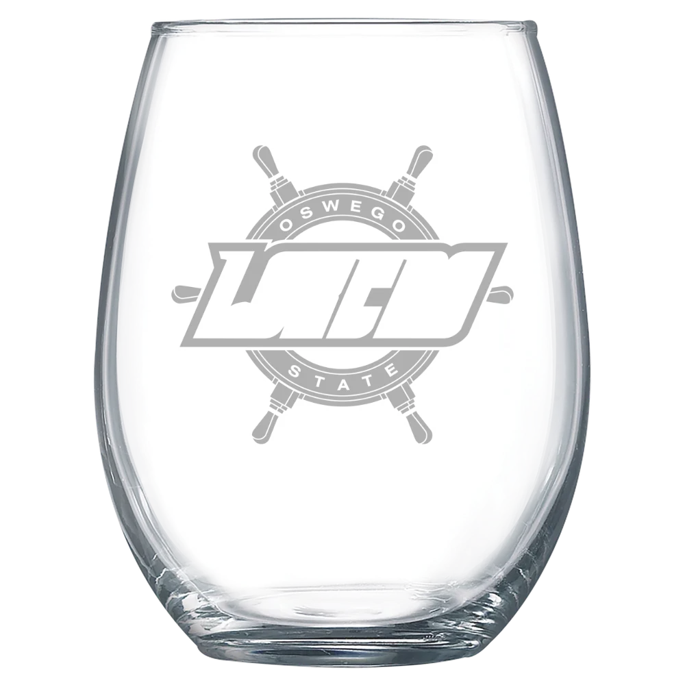 State University of New York at Oswego Polar Camel 15 oz. Stemless Wine Glass