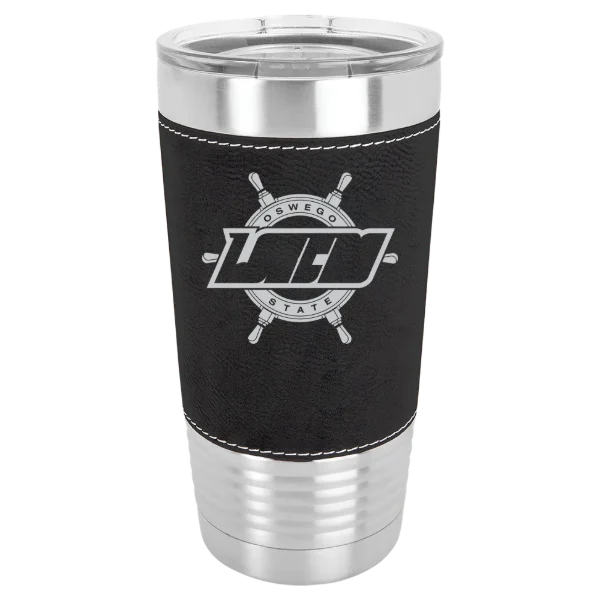 State University of New York at Oswego Polar Camel 20 oz. Leatherette Grip Tumbler with Standard Lid
