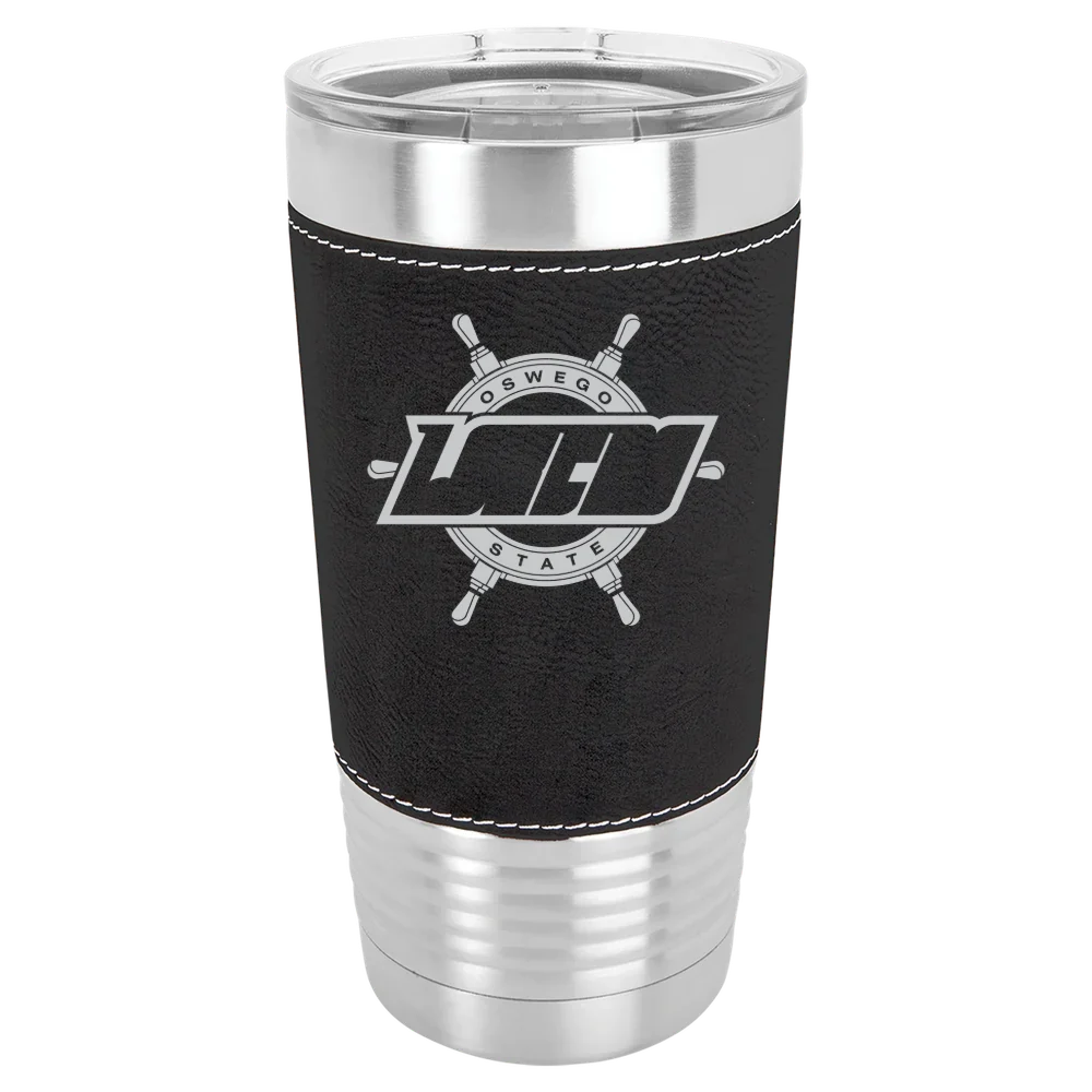 State University of New York at Oswego Polar Camel 20 oz. Leatherette Grip Tumbler with Standard Lid