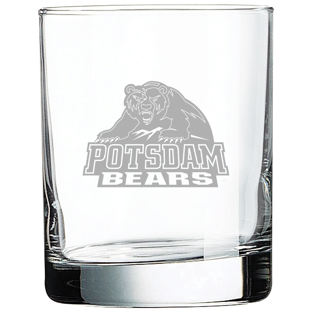 State University of New York at Potsdam Polar Camel 10 1/2 oz. On The Rocks Glass