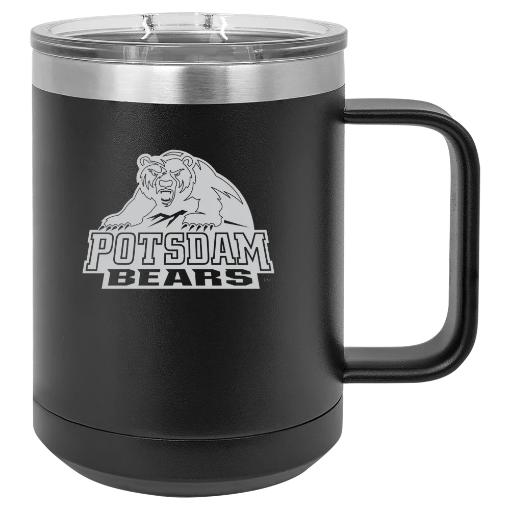 State University of New York at Potsdam Polar Camel 15 oz. Mug with Slider Lid