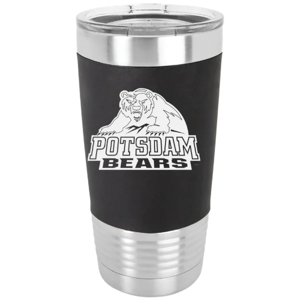 State University of New York at Potsdam Polar Camel 20 oz. Silicone Grip Tumbler with Standard Lid