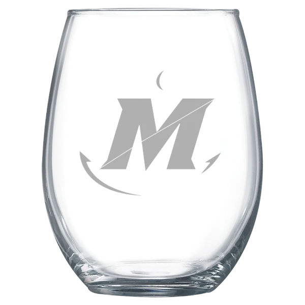 State University of New York Maritime College Polar Camel 15 oz. Stemless Wine Glass
