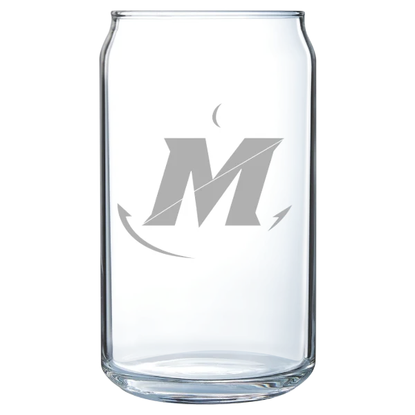 State University of New York Maritime College Polar Camel 16 oz. Can Glass