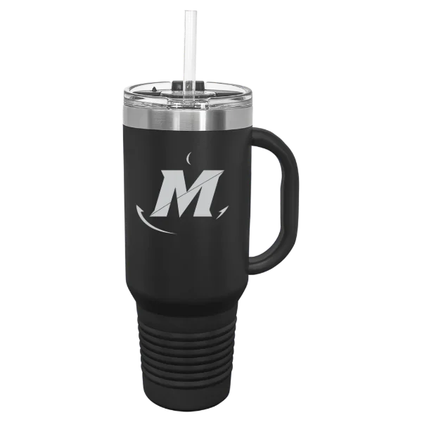 State University of New York Maritime College Polar Camel 40 oz. Travel Mug with Snap Lid & Straw