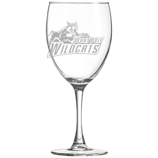 State University of New York Polytechnic Institute Polar Camel 10 1/2 oz. Wine Glass