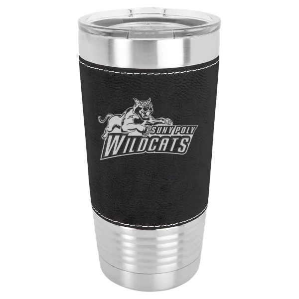 State University of New York Polytechnic Institute Polar Camel 20 oz. Leatherette Grip Tumbler with Standard Lid