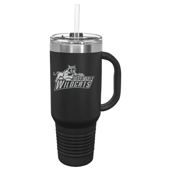 State University of New York Polytechnic Institute Polar Camel 40 oz. Travel Mug with Snap Lid & Straw