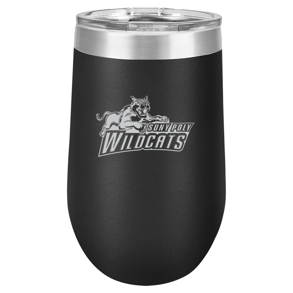 State University of New York Polytechnic Institute Polar Camel 16 oz. Stemless Wine Tumbler