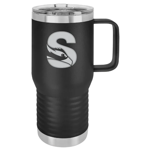 Stockton University Polar Camel 20 oz. Travel Mug with Slider Lid