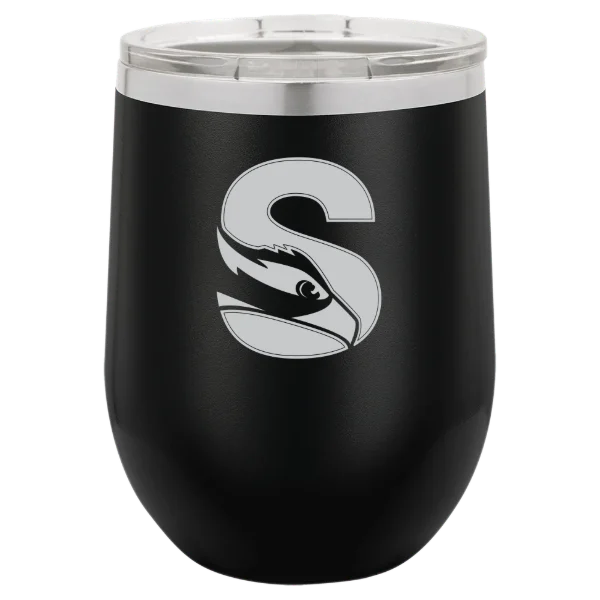 Stockton University Polar Camel 12 oz. Stemless Wine Tumbler