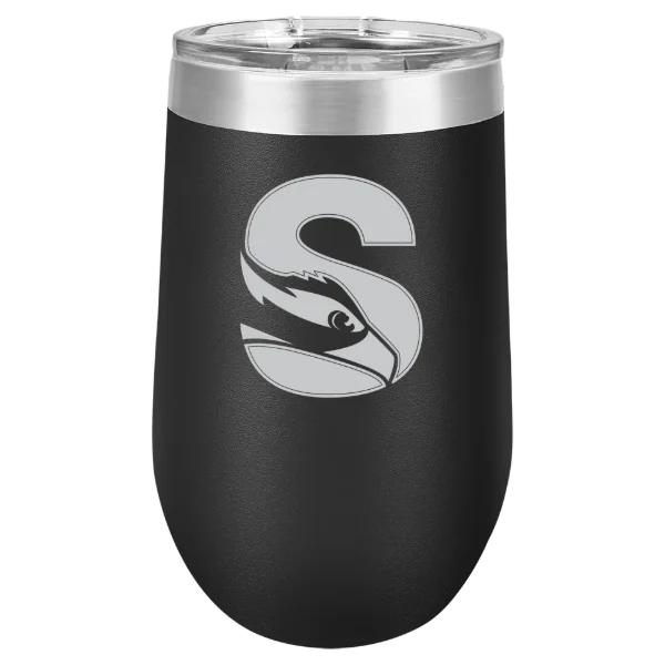 Stockton University Polar Camel 16 oz. Stemless Wine Tumbler