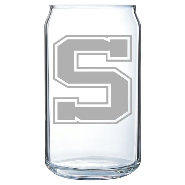 Swarthmore College Polar Camel 16 oz. Can Glass