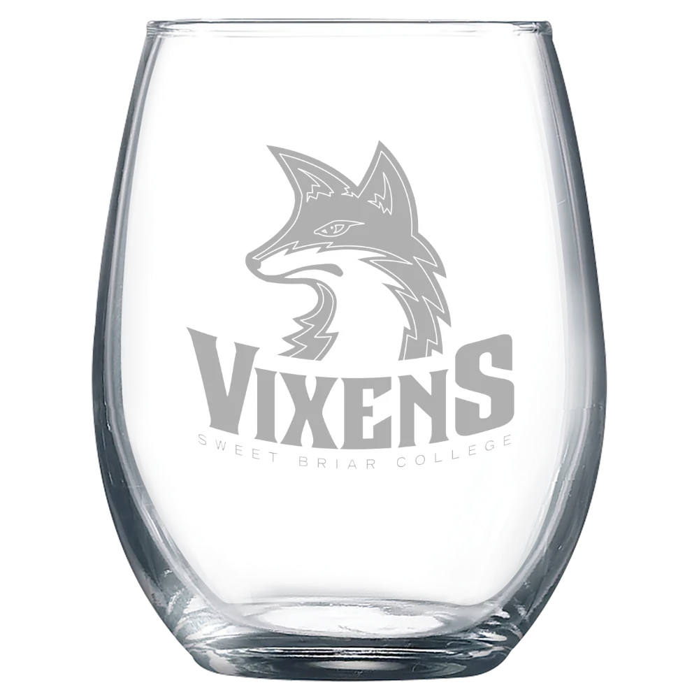 Sweet Briar College Polar Camel 9 oz. Stemless Wine Glass