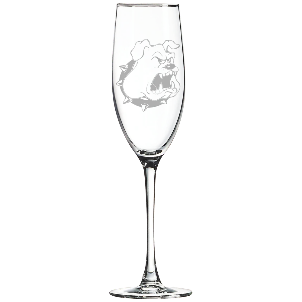 Texas Lutheran University Polar Camel 8 oz. Champagne Flute