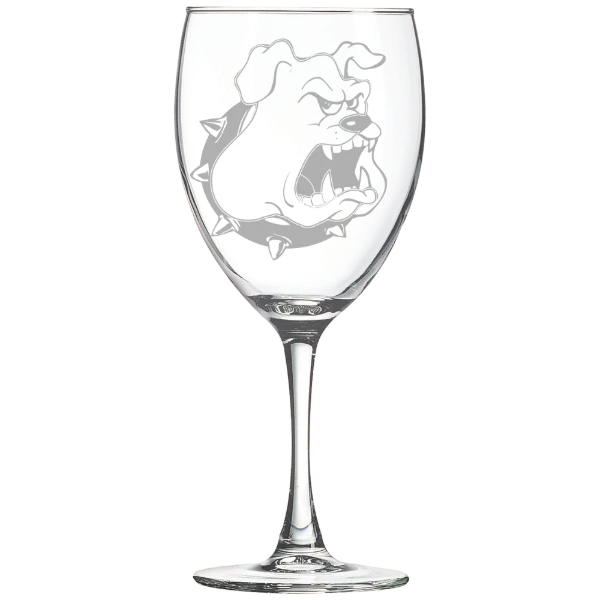 Texas Lutheran University Polar Camel 10 1/2 oz. Wine Glass