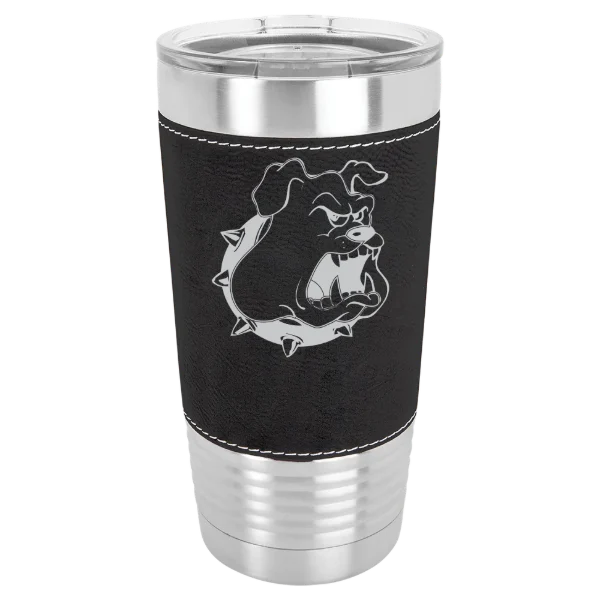 Texas Lutheran University Polar Camel 20 oz. Leatherette Grip Tumbler with Standard Lid
