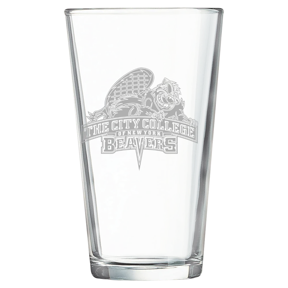 The City College of New York Polar Camel 16 oz. Pint Mixing Glass