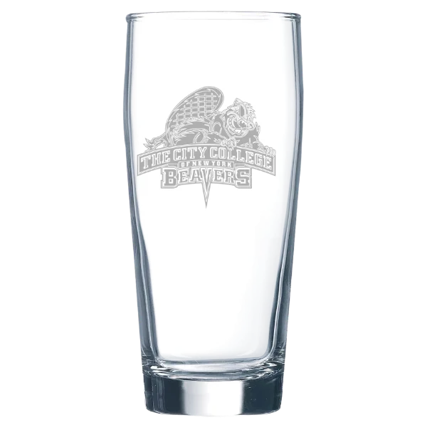 The City College of New York Polar Camel 16 oz. Willi Becher Beer Glass