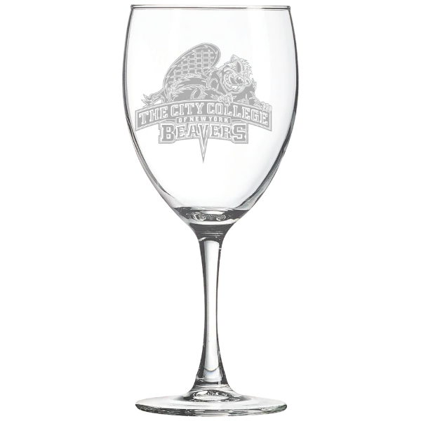 The City College of New York Polar Camel 10 1/2 oz. Wine Glass