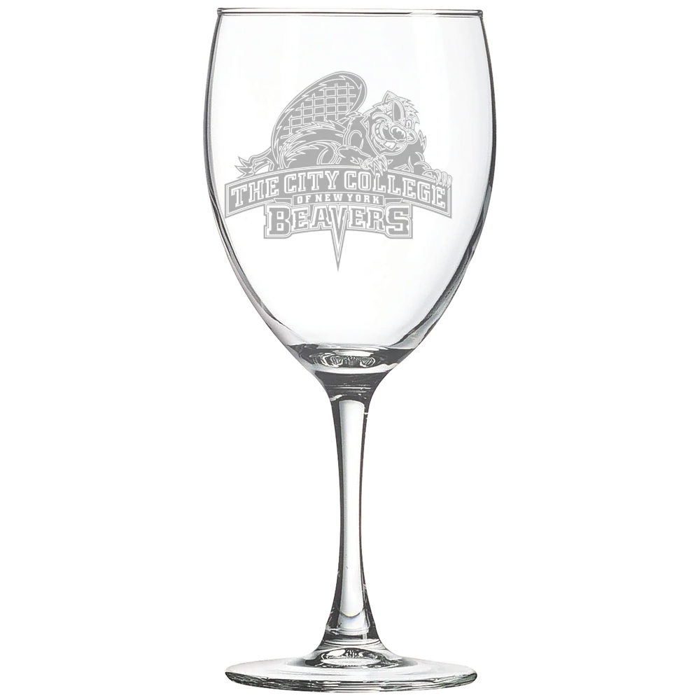 The City College of New York Polar Camel 10 1/2 oz. Wine Glass