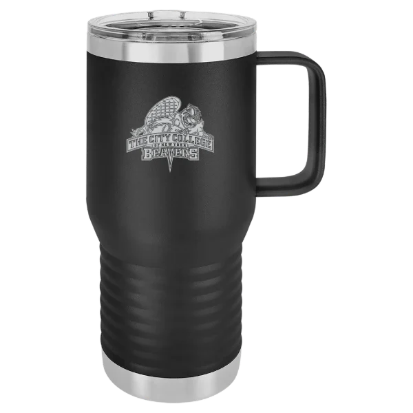 The City College of New York Polar Camel 20 oz. Travel Mug with Slider Lid